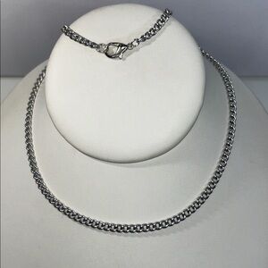 Artisan Handmade Hypoallergenic Stainless Steel Chain With Lobster Claw Clasp